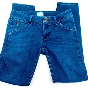 HUDSON Collin Skinny Ankle Flap Jeans Subdue Size 27